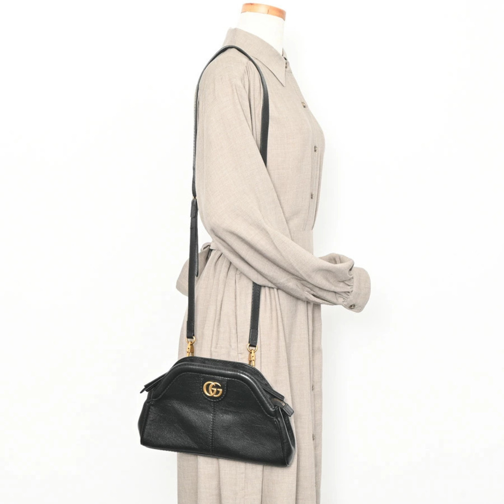 Gucci Rebelle Shoulder Bag Black - Picture 7 of 8